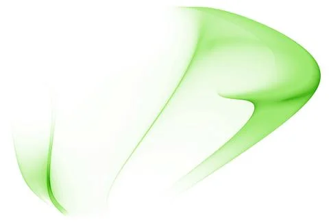Green translucent shape Stock Illustration