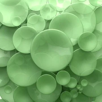 Green transparent disk background Stock Illustration
