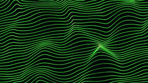 Green  trapcode form wave background. Creative digital wave texture 스톡 일러스트