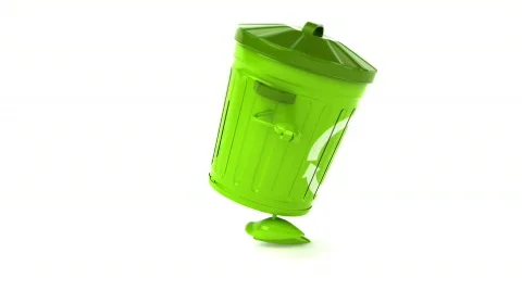 Green trash Stock Footage 830657
