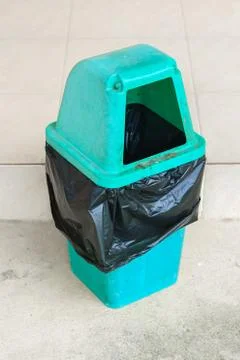 Green trash Stock Photos