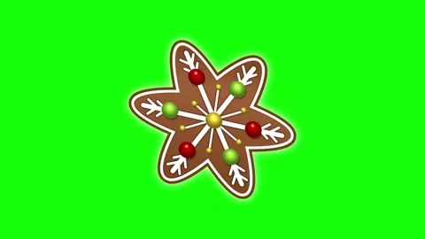 Green Tree and Screen and Snow on Green Screen Background Horizontal 16:9 Stock Footage 339332908