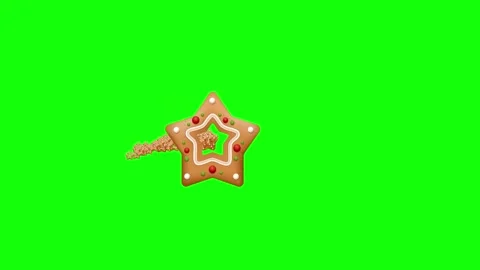 Green Tree and Screen on Green Screen Background Horizontal 16:9 Stock Footage 339443901
