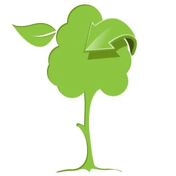 Green tree Stock Illustration