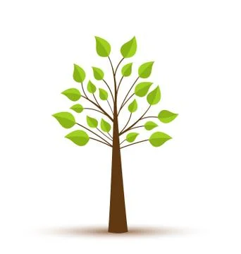 Green Tree Stock Illustration