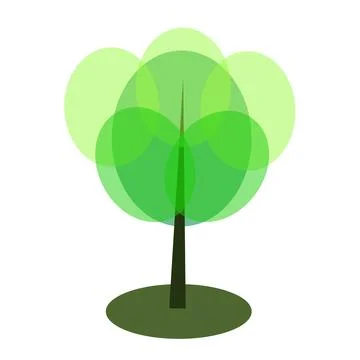 Green tree Stock Illustration