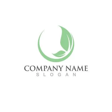 Green Tree leaf ecology logo vector Stock Illustration
