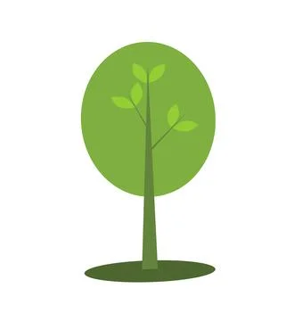 Green tree logo Stock Illustration