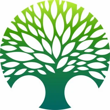 Green Tree Logo Stock Illustration