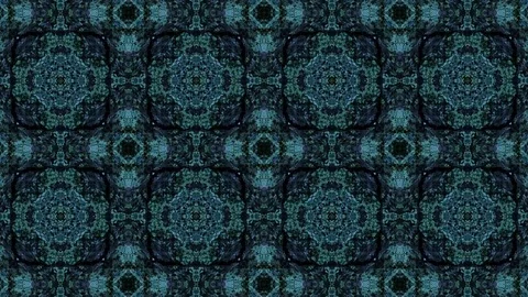 Green Tree Moss Kaleidoscope Full HD Visual Resource VJ Stock Footage 75162116