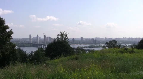 Green Trees Kiev Stock Footage 46163341