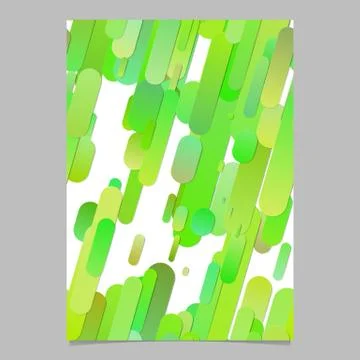 Green trendy abstract gradient stripe pattern brochure background Stock Illustration