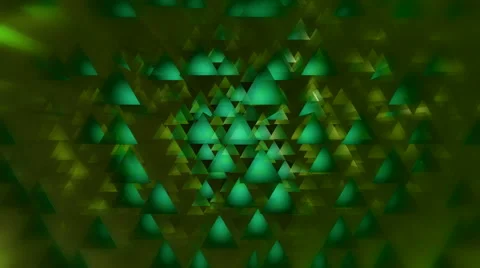 Green triagonal overlay Stock-Footage 46998263