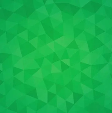 Green Triangle Abstract Background - Polygonal Mosaic Modern Pattern. Stock Illustration