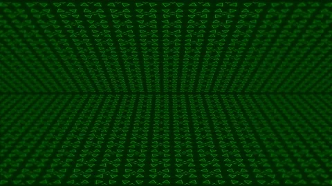Green Triangle Animated Background Stock Footage 158395577