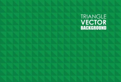 Green triangle background Stock Illustration