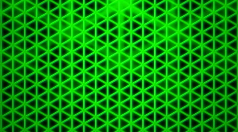 Green triangle cage Stock-Footage 45378402