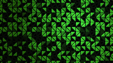 Green triangle grid with chevron-like symmetry. Stock Footage 320614568