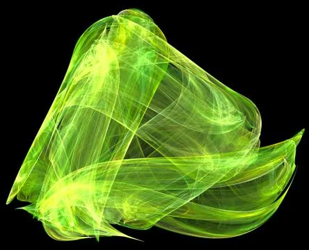 Green triangle Illustrazione stock