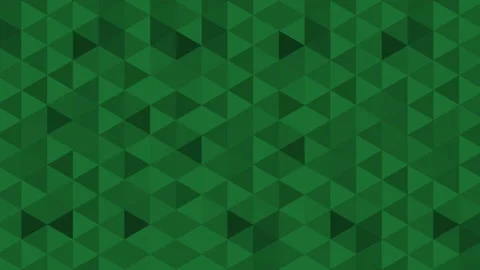 Green Triangle loop shimmer 4K Stock Footage 255674736