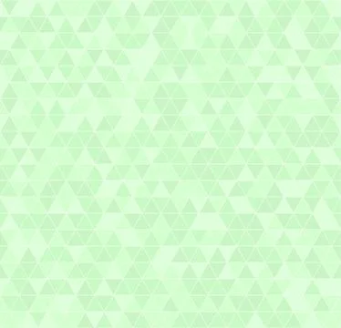 Green triangle pattern. Seamless vector Stock Illustration