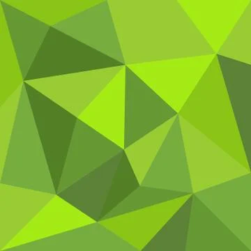 Green triangle vector background or pattern Stock Illustration
