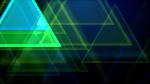 Green triangles Stock-Footage 82251511
