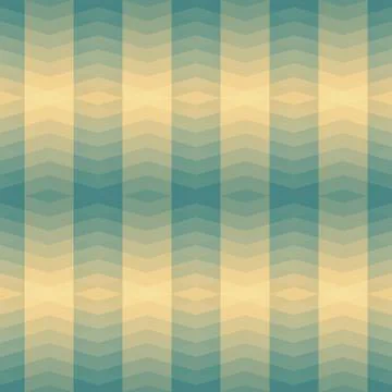 Green triangles striped pattern Illustrazione stock