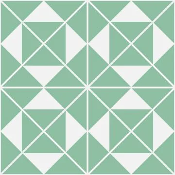 Green triangular background seamless pattern for design Illustrazione stock