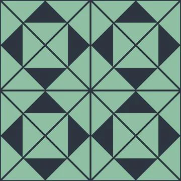 Green triangular background seamless pattern for wrapping paper and design イラスト素材