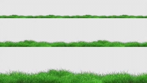 Green Triple Layer Grass Wind Loop Stock Footage 303613895