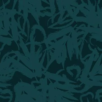Green Tropical Leaf Seamless Pattern Design Illustrazione stock