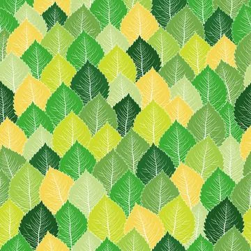 Green tropical leaves seamless pattern for fabric,textile,print or wallpaper Stock Illustration