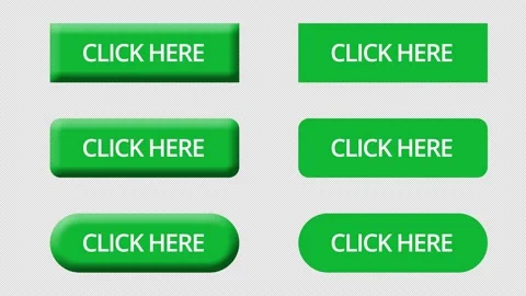 Green TRY NOW buttons of different shapes with click animation. Stock Footage 153833610