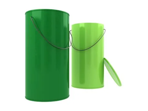 Green Tubes Stock Photos