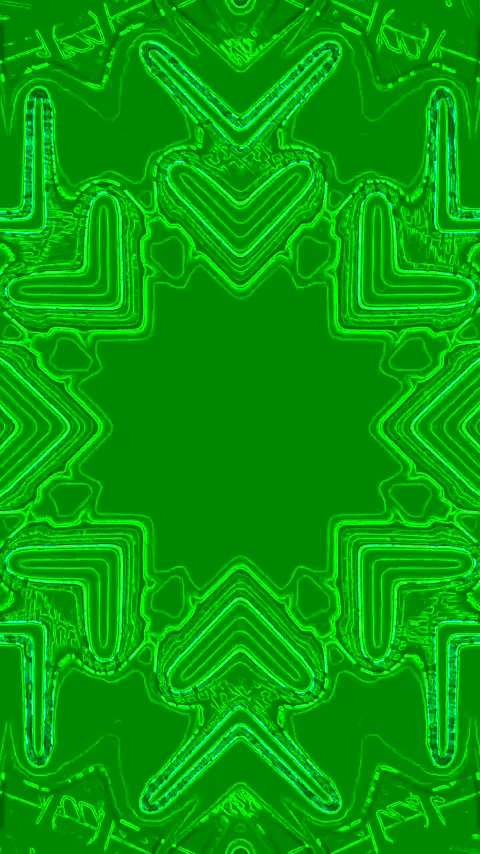 Green tunnel vj loop screensaver animation with arrows and star shape inter.. Stock Footage 321571813