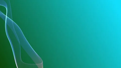 Green Turquoise Spectrum Wave Animation Video stock 314351260