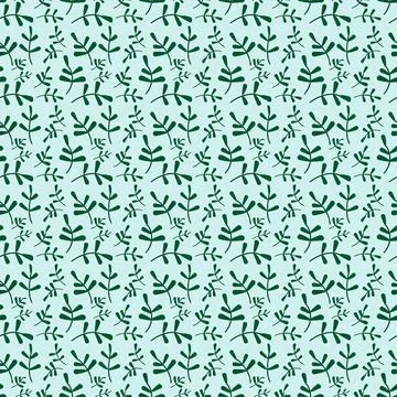 Green twig Stock Illustration