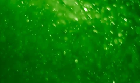 Green ufo bokeh background Stock Photos
