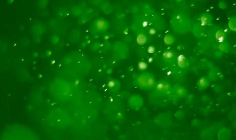 Green ufo bokeh background Stock Photos
