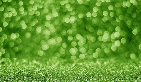 Green ufo bokeh background Stock Photos