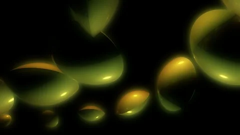 Green ufo space Stock Footage 98226892