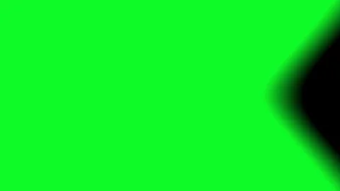 Green V shape moving left to right over black Video stock 331767893