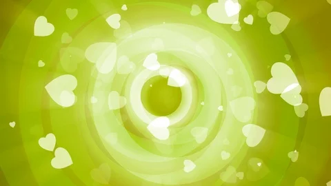 Green Valentine Circles Stock Footage 94852401