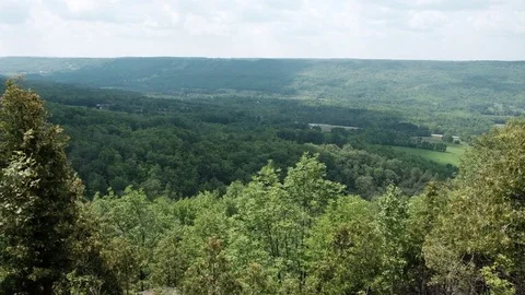Green valley on Bruce trail Stock Footage 79108881