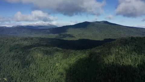 Green valley in the mountains Stock Footage 249467646
