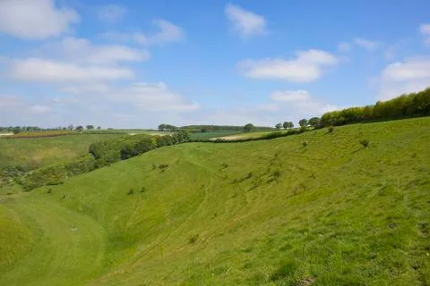 Green valley Stock Photos