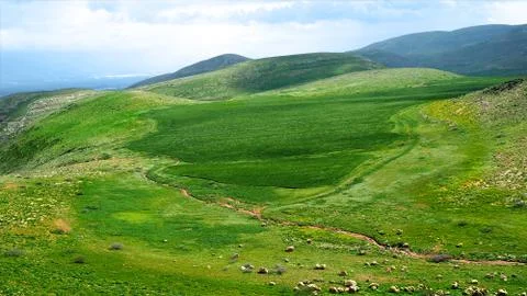 Green valley Stock Photos