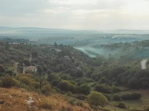 The green valley Stock Photos