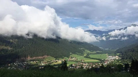 Green Valley time-lapse in Austria 스톡 동영상 56740043
